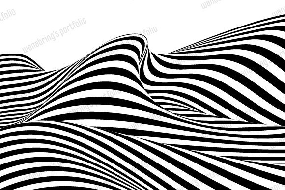 Abstract Black and White Stripe Lines: A Versatile Design Element for Modern Creativity
