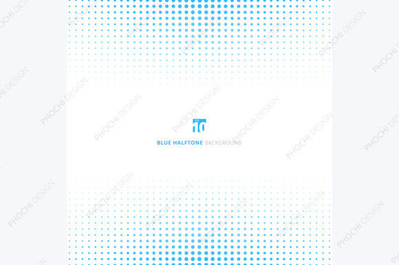 Abstract Blue Halftone Design Background: A Versatile Tool for Modern Visual Projects