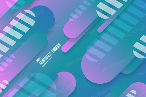 Abstract Futuristic Round Line Pattern Design