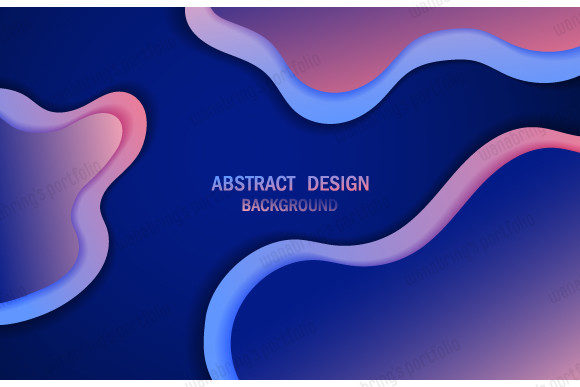 Abstract Gradient Color Design of Wavy: A Versatile Tool for Creative and Business Workflows