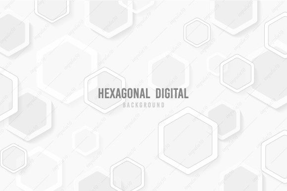 Abstract Hexagonal Pattern Artwork