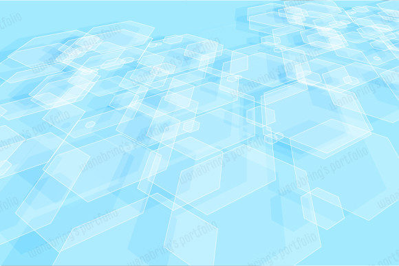 Abstract Hexagonal Pattern of Tech: Creative Design Potential
