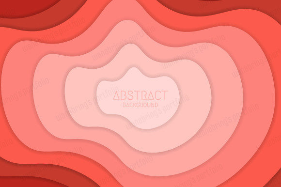 Abstract Living Coral Color Design Wavy: A Dynamic Decorative Element for Modern Spaces