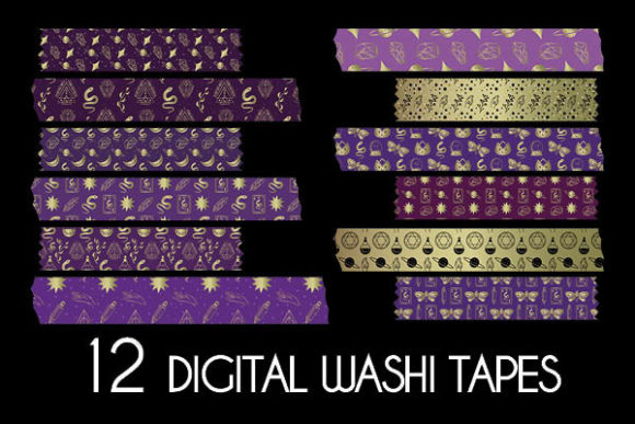 Evaluating Purple Gold Mystical Washi Tape Patterns for Creative Projects