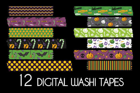 Halloween Washtape Patterns: A Creative Twist for Seasonal Projects
