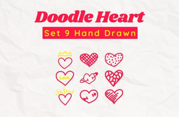 Hand Drawn Doodle Heart Evaluation