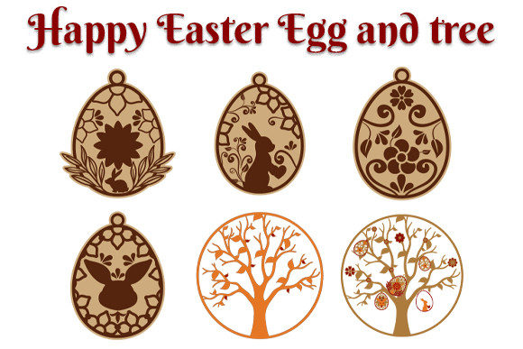 Happy Easter Egg and Tree Laser Cut: A Unique Decorative Art for Practical Uses