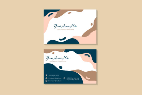 Liquid Business Card Horizonal Pastel: A Strategic Approach to Modern Brand Identity