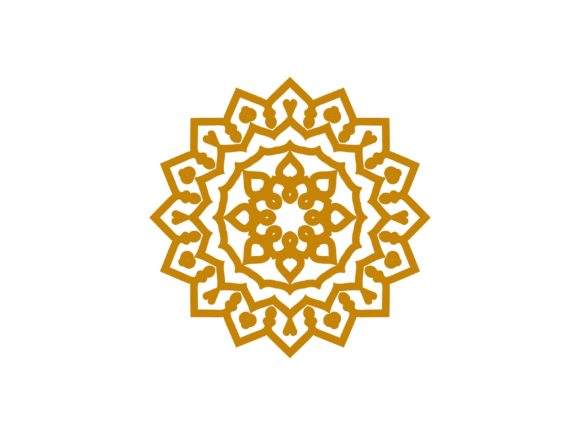 Mandala Gold Star: A Versatile Design Element