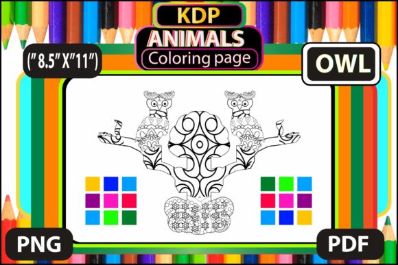 Owl Coloring Page for Adults Kids Kdp: The Ultimate Guide to High-Quality Line Art