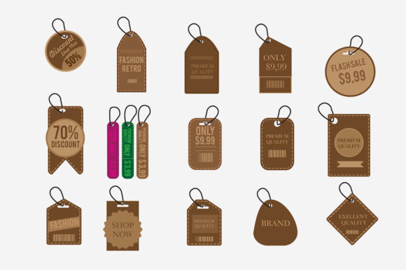 Retro Discount Badge Design Set: Elevate Your Sales with Bold, Vector Graphics