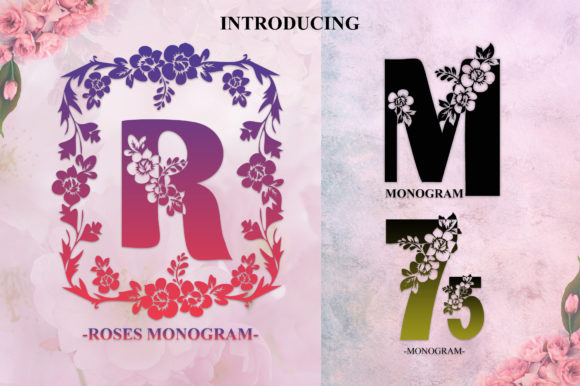 Roses Monogram: A Font with a Romantic Touch