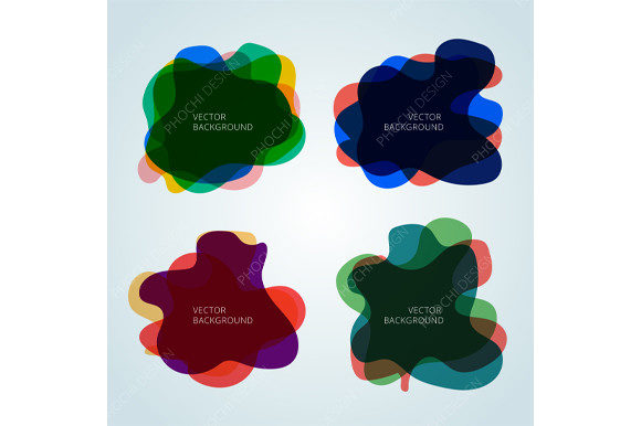 Set of Liquid Shapes Graphic Elements: A Versatile Tool for Modern Design Projects