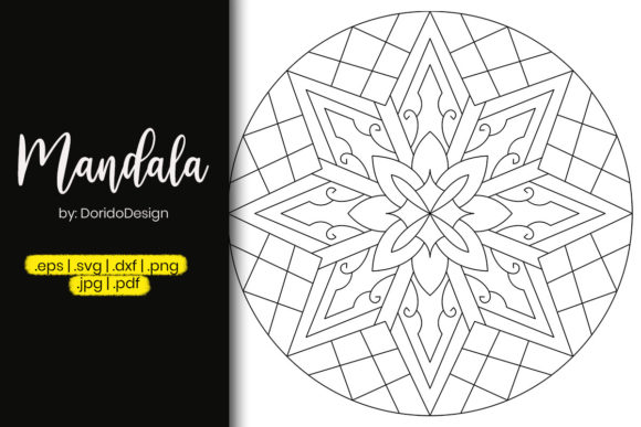 Star Mandala Coloring Page - Vol 58