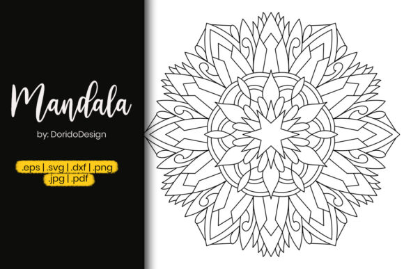 Star Mandala Coloring Page Vol 72: Creative Possibilities
