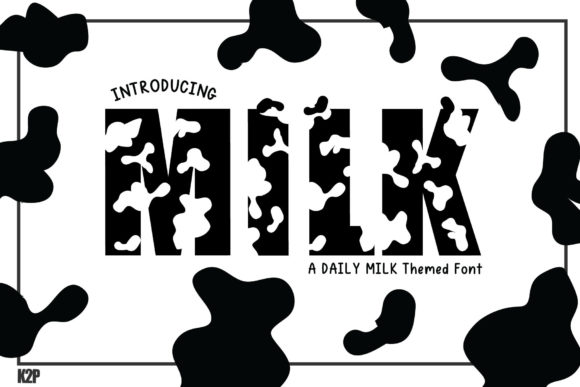 Unleashing Bold Creativity: Why Milk Is the Perfect Font for Dairy, Farm, and Animal-Themed Designs