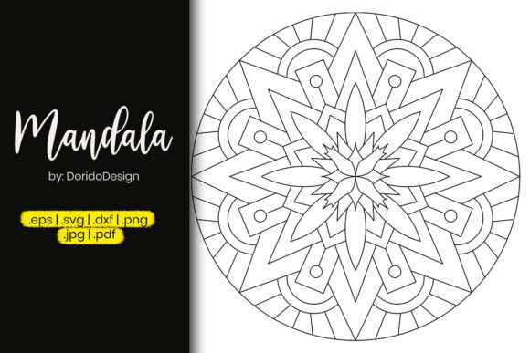 Unlocking Creativity with Star Mandala Coloring Page - Vol 59: A Versatile Digital Asset for Every Artist