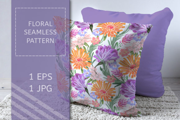 Unlocking Creativity with the Violet Morning Glory Vector Floral Seamless Pattern