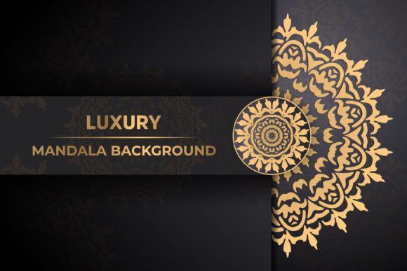 Unlocking the Potential of a Luxurious Dark Mandala Background for Premium Design Projects