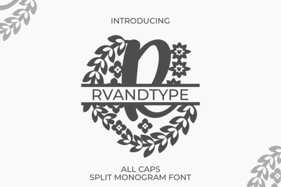 Why All Caps Split Monogram Is a Popular Choice for Custom Craft Designs